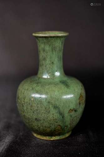 Chinese Green Monochrome Vase