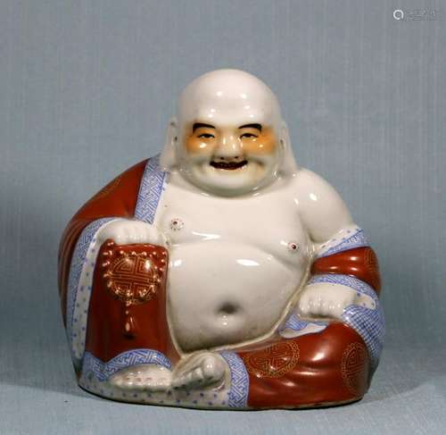 Chinese Porcelain Seated Happy Buddha