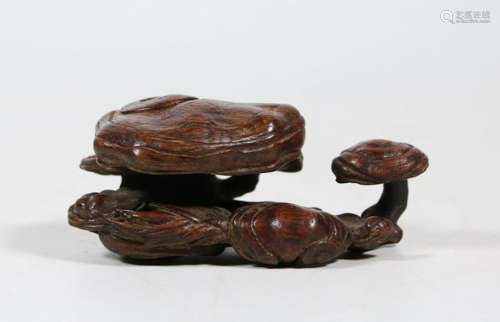 CHINESE CHENXIANG WOOD CARVED LINGZHI
