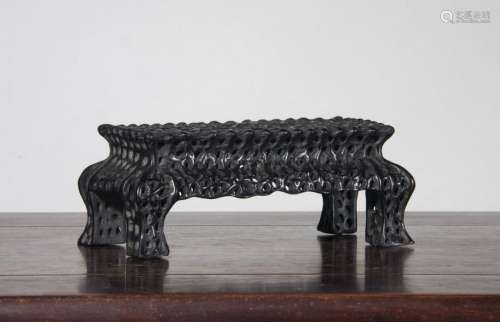 CHINESE HARDWOOD CARVED STAND