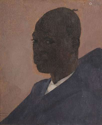 Jean Désiré BASCOULES (1886 1976) Portrait d'Afri…