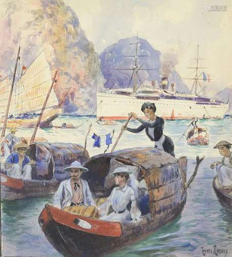 Henri Edmond RUDAUX (1870 1927) Traversée en mer …