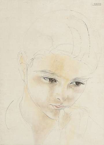 Alix Aymée (1894 1989). Portrait de jeune fille. D…