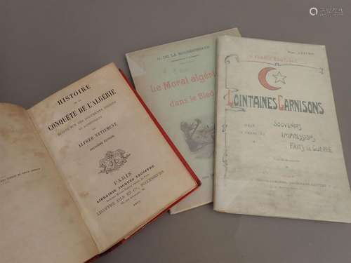 [Algérie]. Lot de 3 volumes:  LA BOURDONNAYE (O. …