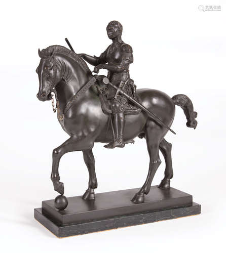 Bronze Figure of General on Horseback , after 