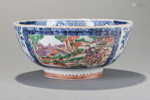 Chinese Export Mandarin Palette Porcelain 