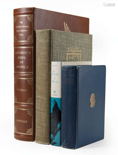 [John James Audubon Reference] , four vols. incl., Peterson, Roger Tory & Virginia Marie. The