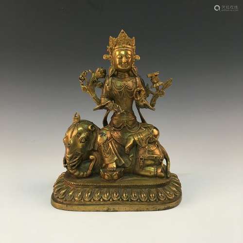 Chinese Bronze Buddha Statue