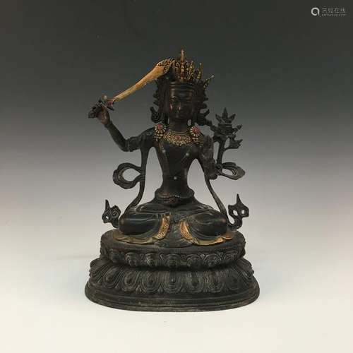 Chinese Bronze Buddha Statue