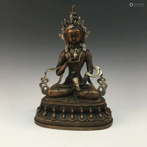 Chinese Bronze Buddha Statue