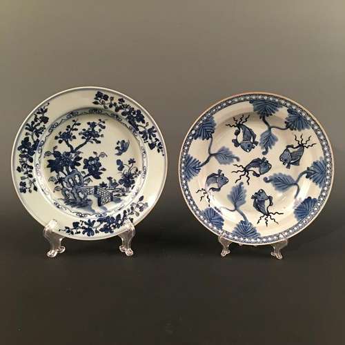 A Pair of Chinese Blue-White Plate