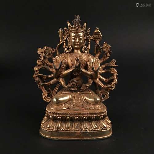 Chinese Bronze Buddha Statue