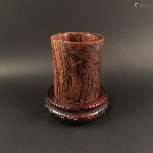 Chinese Rosewood Brushpot