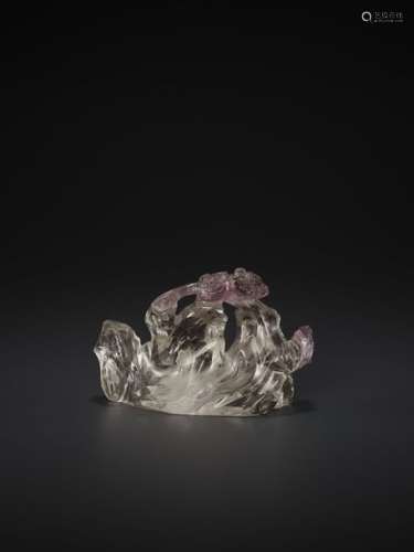 A CRYSTAL MOUNTAIN BRUSH REST, QING