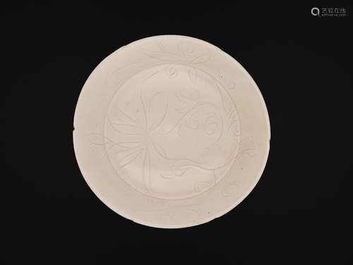 A LOBED LOTUS DISH, DING WARE, SONG DYNASTY