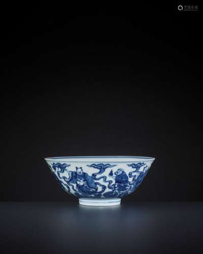 AN EIGHT IMMORTALS BOWL, RONG YIN TANG ZHI MARK