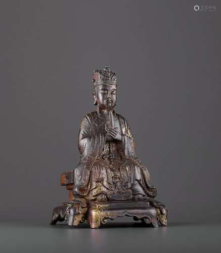 A BRONZE OF A DAOIST IMMORTAL, MING