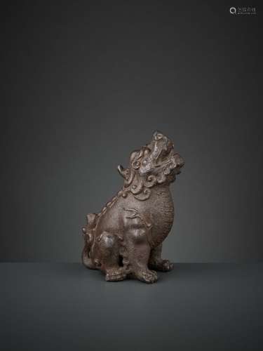 A ROARING QILIN, EARLY MING DYNASTY