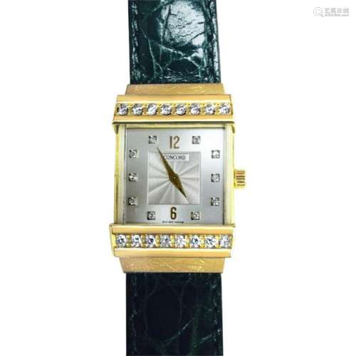 Concord Crystale 18K Gold VVS DIAMONDS Watch