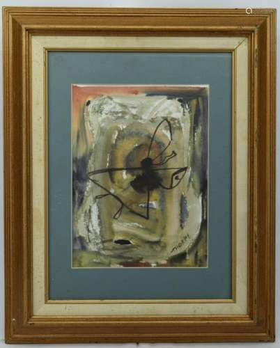 ABSTRACT WORK LITHOGRAPH BY THORP
