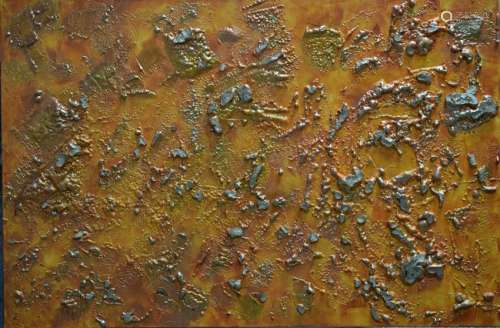 DEBBIE HENDERSON MIXED MEDIA ABSTRACT PAINTING 1