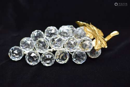 RETIRED SWAROVSKI CRYSTAL BUNCH OF GRAPES