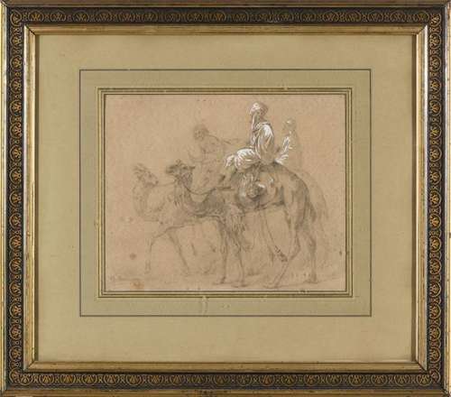 Prosper Georges Antoine MARILHAT (1811-1847).- Chameliers.- Dessin à la mine de [...]