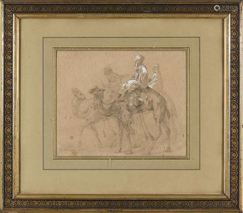 Prosper Georges Antoine MARILHAT (1811-1847).- Chameliers.- Dessin à la mine de [...]