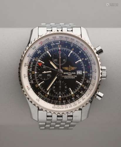 BREITLING.- Montre-bracelet chronomètre d'homme modèle 