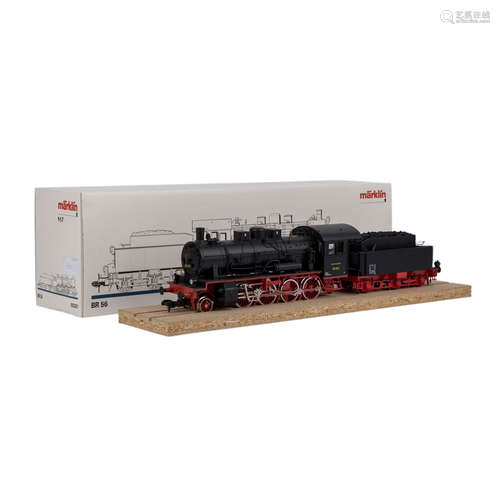 MÄRKLIN Schlepptenderlok 55281, Spur 1.Schwarze Dampflok 