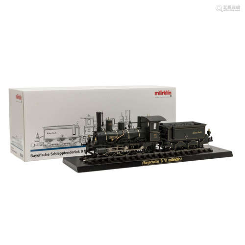 MÄRKLIN Bayerische Schlepptenderlock B IV 55530, Spur 1,dunkelgrün/schwarz, Lok bez. 