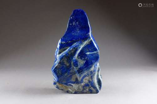 Bloc Pyramidal de Lapis lazuli. A inclusions métal…
