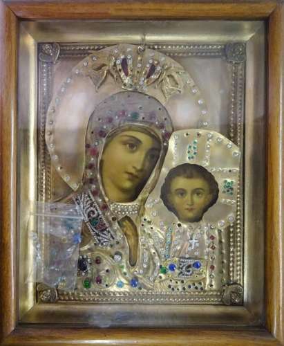 Vierge à l'enfant (reproduction), grande icône, ok…