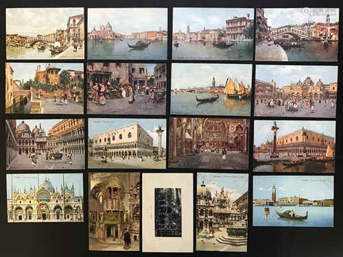 SELECTION OF VENICE RELATED POSTCARDS