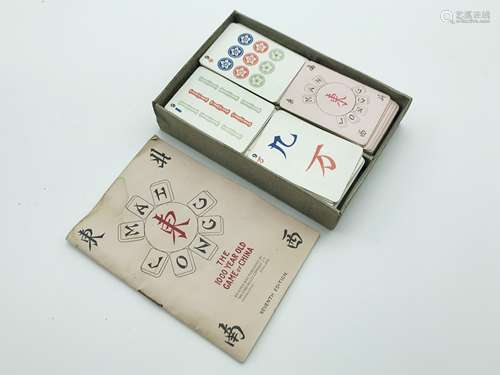 MAH JONGG PLAYING CARDS GAME - SEVENTH EDITION