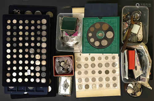 COLLECTION OF COINS INCLUDING SILVER