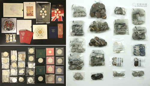 COLLECTION OF VARIOUS COINS INCLUDING SILVER