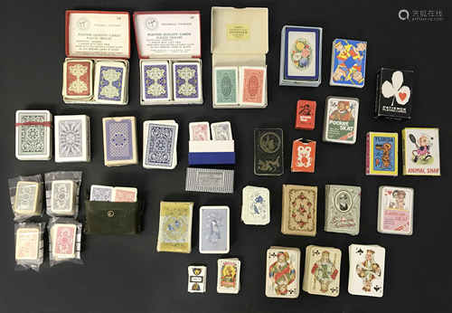 SELECTION OF VARIOUS PATIENCE PLAYING CARDS