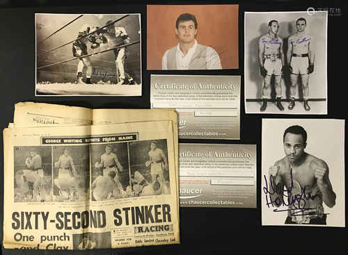 BOXING RELATED EPHEMERA