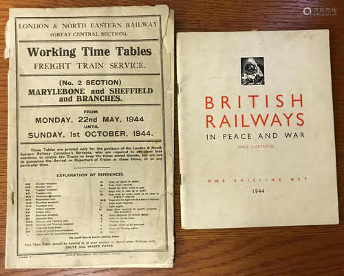 RAILWAY RELATED EPHEMERA