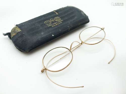 ANTIQUE GOLD SPECTACLES