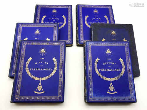 THE HISTORY OF FREEMASONRY IN SIX VOLUMES BY ROBERT FREKE GOULD