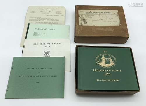 LLOYD'S REGISTER OF SHIPPING - REGISTER OF YACHTS 1970