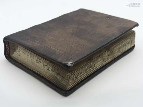 OLD ARABIC LEATHER BOOK