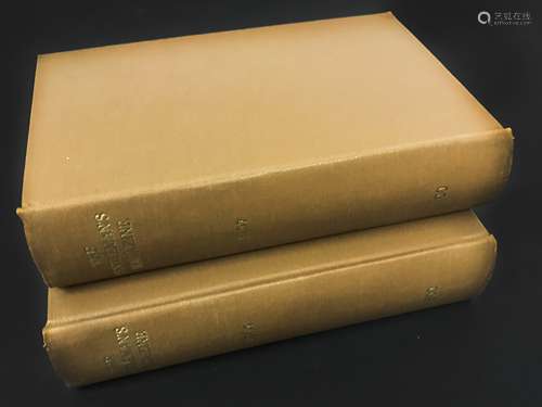 TWO BOUND VOLUMES OF THE GENTLEMEN MAGAZINES