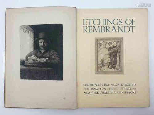 THE MASTER ETCHERS - ETCHINGS OF REMBRANDT