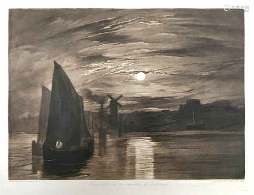 J M W TURNER PAIR OF ENGRAVINGS