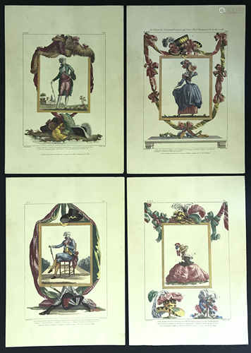 SELECTION OF FRENCH COSTUMES PRINTS