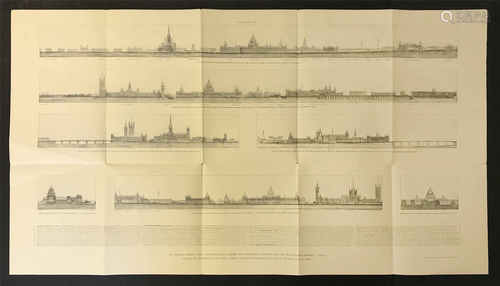 LARGE PRINT OF THE ARCHITECTURAL SCHEME FOR GOVERNMENT OFFICES - SHEET II