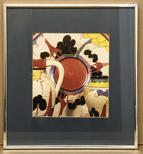 FRAMED PROOF - THE RICH DESIGNS OF CLARICE CLIFF 1995